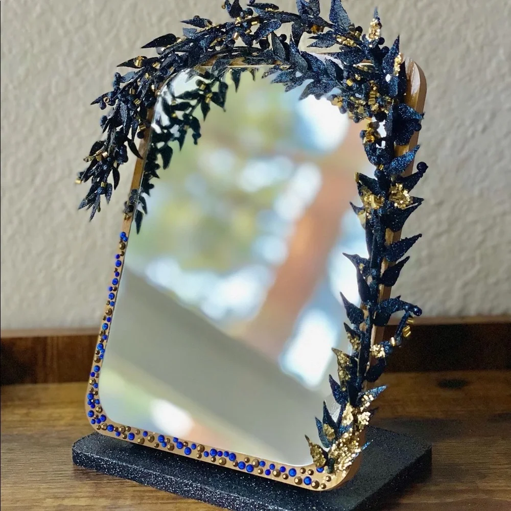Handmade make up decorative mirror - Night